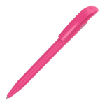 Penna della Stilolinea in 100% plastica riciclata e inchiostro blu color rosa