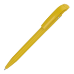 Penna della Stilolinea in 100% plastica riciclata e inchiostro blu color giallo scuro