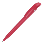Penna della Stilolinea in 100% plastica riciclata e inchiostro blu color rosso mattone