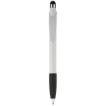 Penna touch in plastica con impugnatura colorata e inchiostro blu color bianco/nero seconda vista