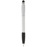 Penna touch in plastica con impugnatura colorata e inchiostro blu color bianco/nero quarta vista