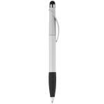 Penna touch in plastica con impugnatura colorata e inchiostro blu color bianco/nero quinta vista