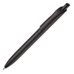 Penna a sfera in plastica metallizzata con clip solida e refill jumbo blu color nero
