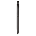 Penna a sfera in plastica metallizzata con clip solida e refill jumbo blu color nero seconda vista