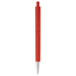 Penna a sfera di plastica ABS con punta metallizzata e inchiostro blu color rosso seconda vista