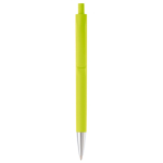 Penna a sfera di plastica ABS con punta metallizzata e inchiostro blu color lime seconda vista