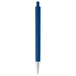 Penna a sfera di plastica ABS con punta metallizzata e inchiostro blu color blu scuro seconda vista