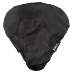 Coprisella per bicicletta impermeabile elastico in RPET color nero seconda vista