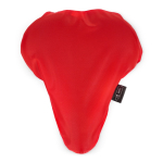 Coprisella per bicicletta impermeabile elastico in RPET color rosso quarta vista