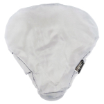 Coprisella per bicicletta impermeabile elastico in RPET color bianco seconda vista