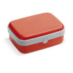 Lunch box bicolore con logo in plastica rigida resistente da 1.000ml