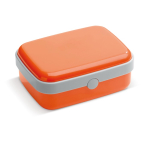 Lunch box bicolore con logo in plastica rigida resistente da 1.000ml