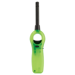 Accendino elettronico ricaricabile con base di colori diversi color verde lime trasparente