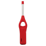 Accendino da cucina in metallo e corpo colorato in plastica color rosso