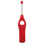 Accendino da cucina in metallo e corpo colorato in plastica color rosso terza vista