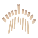 Gioco svedese in legno di pino confezionato in un sacchetto di cotone color legno seconda vista