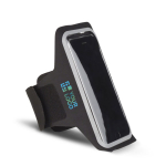 Fascia da braccio per portare il cellulare con chiusura a velcro vista area di stampa