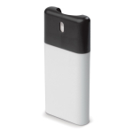 Spray antibatterico per le mani tascabile personalizzabile 20ml color bianco/nero seconda vista