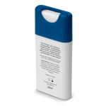 Spray antibatterico per le mani tascabile personalizzabile 20ml color bianco/blu terza vista