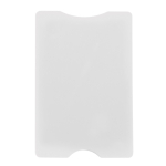 Porta carte rigido in vari colori classici con protezione RFID color bianco terza vista