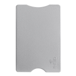 Porta carte rigido in vari colori classici con protezione RFID color argento seconda vista