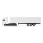 Mini camion promozionale in plastica dal formato compatto color bianco seconda vista