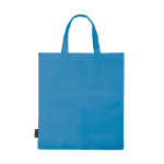 Shopper semplice per aziende in tessuto non tessuto 80g/m2 Plaza Large color blu terza vista