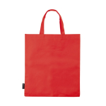 Shopper semplice per aziende in tessuto non tessuto 80g/m2 Plaza Large color rosso terza vista