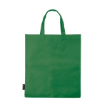 Shopper semplice per aziende in tessuto non tessuto 80g/m2 Plaza Large color verde terza vista