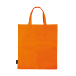Shopper semplice per aziende in tessuto non tessuto 80g/m2 Plaza Large color arancione terza vista