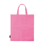 Shopper semplice per aziende in tessuto non tessuto 80g/m2 Plaza Large color rosa terza vista