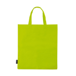 Shopper semplice per aziende in tessuto non tessuto 80g/m2 Plaza Large color lime terza vista