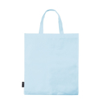 Shopper semplice per aziende in tessuto non tessuto 80g/m2 Plaza Large color azzurro terza vista