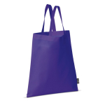 Shopper semplice per aziende in tessuto non tessuto 80g/m2 Plaza Large color viola