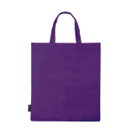 Shopper semplice per aziende in tessuto non tessuto 80g/m2 Plaza Large color viola terza vista