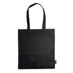 Shopper non-woven da 75 g/m² con manici lunghi e vari colori color nero seconda vista