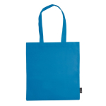 Shopper non-woven da 75 g/m² con manici lunghi e vari colori color blu seconda vista
