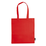Shopper non-woven da 75 g/m² con manici lunghi e vari colori color rosso seconda vista