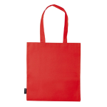 Shopper non-woven da 75 g/m² con manici lunghi e vari colori color rosso terza vista