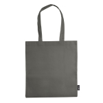 Shopper non-woven da 75 g/m² con manici lunghi e vari colori color grigio seconda vista