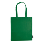 Shopper non-woven da 75 g/m² con manici lunghi e vari colori color verde seconda vista
