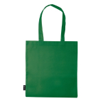 Shopper non-woven da 75 g/m² con manici lunghi e vari colori color verde terza vista