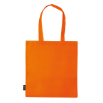 Shopper non-woven da 75 g/m² con manici lunghi e vari colori color arancione terza vista