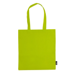 Shopper non-woven da 75 g/m² con manici lunghi e vari colori color lime seconda vista