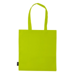 Shopper non-woven da 75 g/m² con manici lunghi e vari colori color lime terza vista