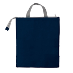 Borsa termica in tnt 100g/m² con interno isotermico in alluminio color blu scuro terza vista