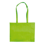 Borsa della spesa realizzata in materiale riciclato rPET da 110 g/m² color lime seconda vista