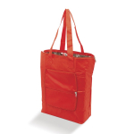Borsa termica logo ripiegabile alluminio interno manici lunghi Fresh color rosso