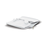 Borsa termica logo ripiegabile alluminio interno manici lunghi Fresh color bianco terza vista