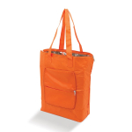 Borsa termica logo ripiegabile alluminio interno manici lunghi Fresh color arancione